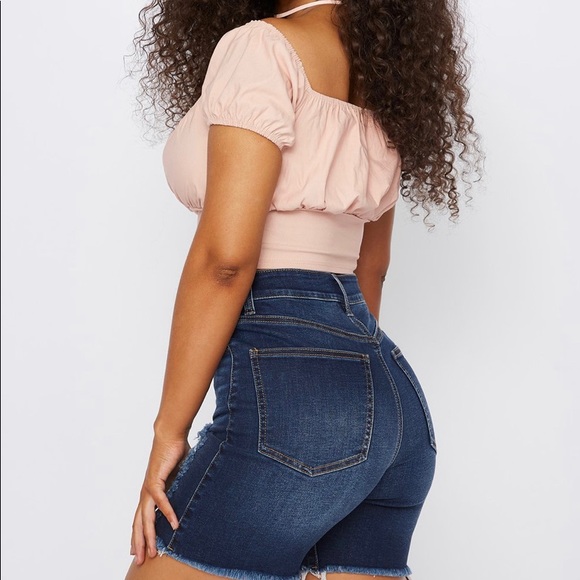 NWT Charlotte Russe High Rise Distressed Cali - Picture 2 of 7